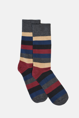 Multi-Color Striped Socks