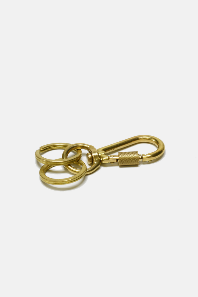 Brass Carabiner Keychain