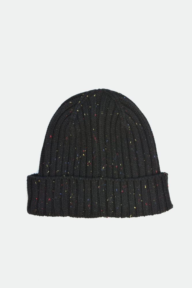 Brown, Burgundy, Black -- Donegal Wool Beanie