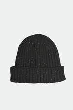 Brown, Burgundy, Black -- Donegal Wool Beanie
