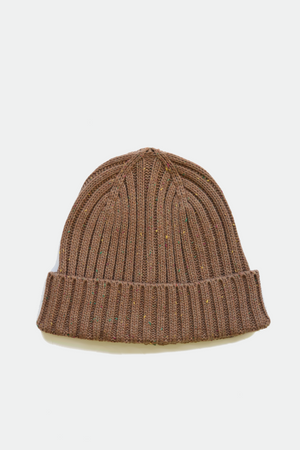 Brown, Burgundy, Black -- Donegal Wool Beanie