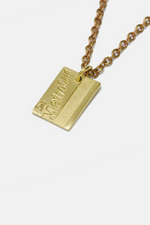 Metrocard Brass Necklace Chain
