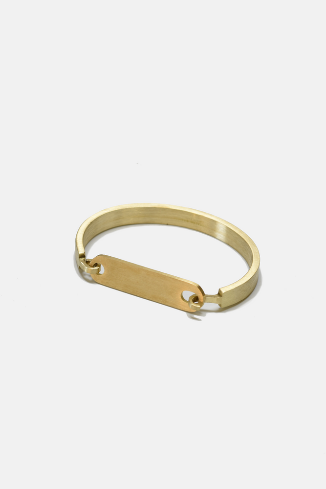Nameplate Latch Bracelet