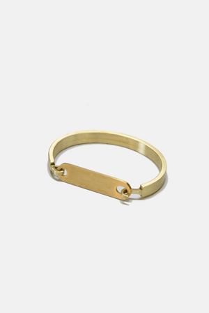 Nameplate Latch Bracelet