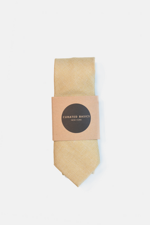 Taupe Linen Tie