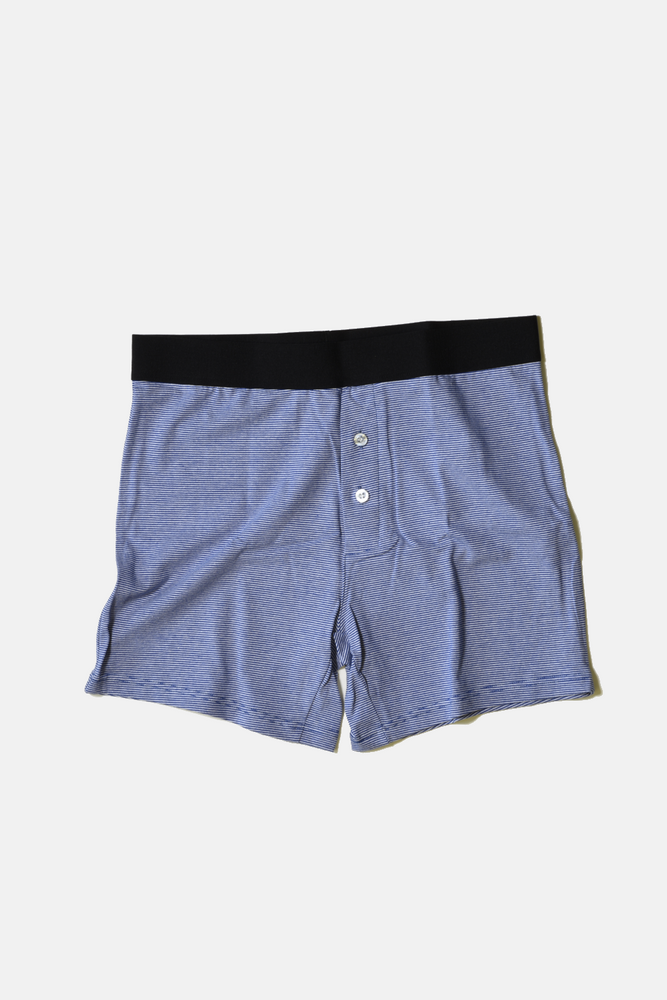 Light Blue Striped Boxer Briefs