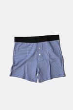 Light Blue Striped Boxer Briefs