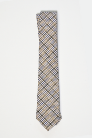 Classic Blue Check Tie