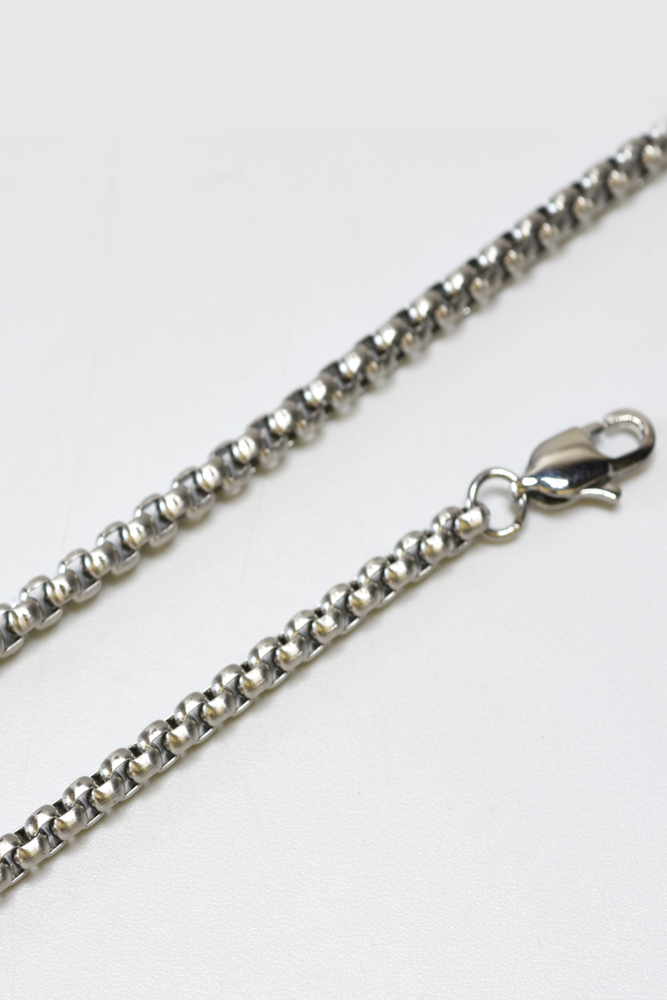 5mm Square Box Chain Necklace