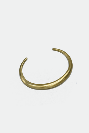 Curved Brass Cuff