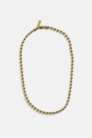 5mm Brass Ball Necklace Chain