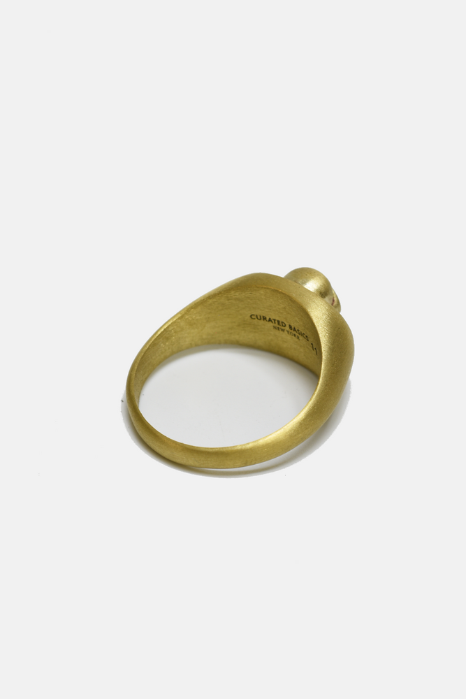Brass Skull Ring