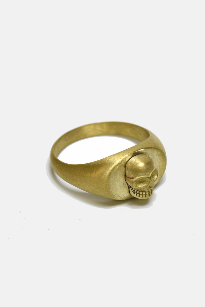 Brass Skull Ring