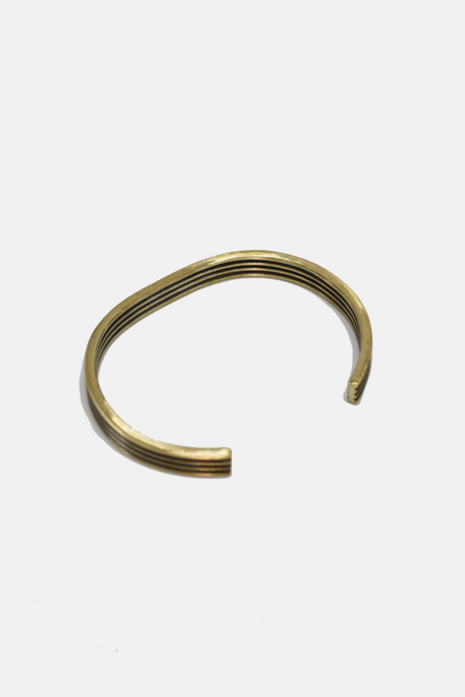 Stacked Brass Bracelet