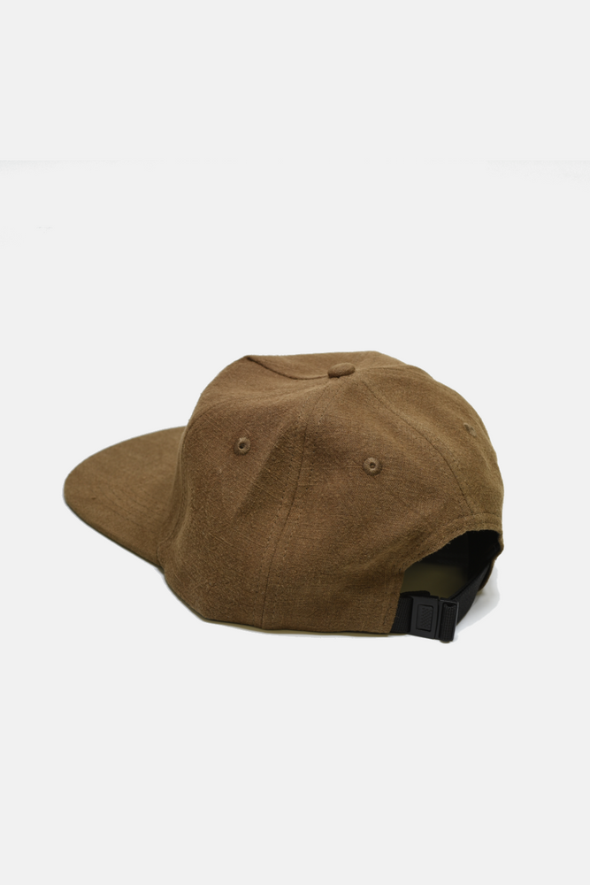 Brown Linen New York Hat