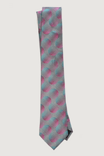 Solar Teal Dots Tie