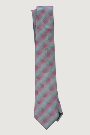 Solar Teal Dots Tie