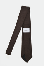 Dark Brown Wool Tie