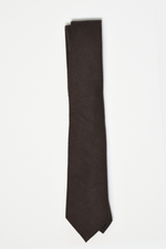 Dark Brown Wool Tie