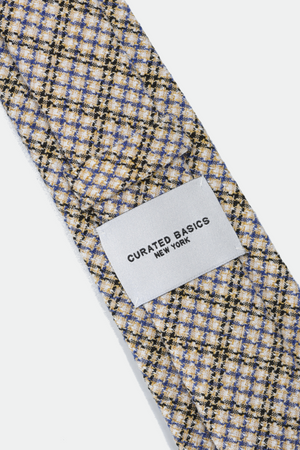 Classic Blue Check Tie
