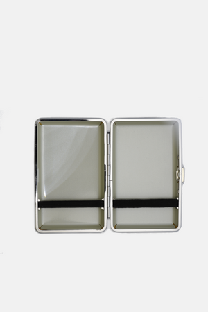 square cigarette case Poison cash and all types of smoking accessories Square Brown Leather Cigarette Case