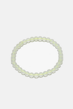 Frosted Glass Beaded Bracelet