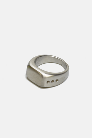Dotted Signet Ring