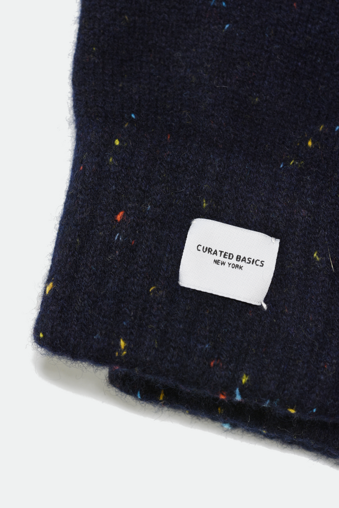 Ribbed Cashmere Wool Knitted Glove