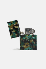 Green Confetti Zippo Style Lighter