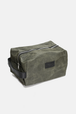 Waxed Cotton Dopp Kit