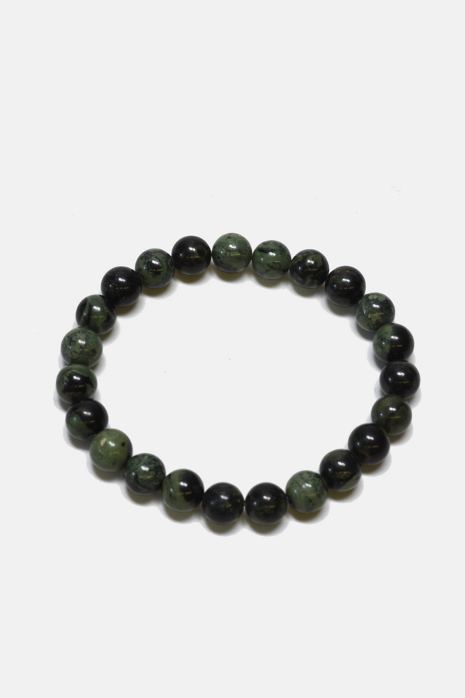 Allover Kambaba Jasper Stretch Beaded Bracelet
