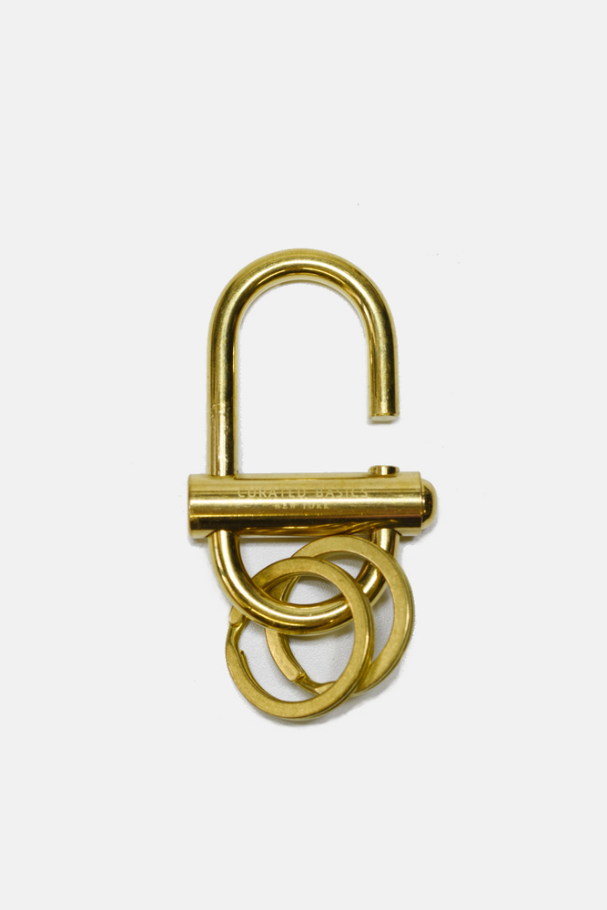 Keychain With Lock Feature Brass Lock Keychain