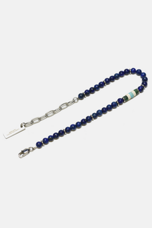 4mm Lapis with Clasp Bracelet