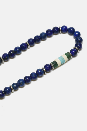 4mm Lapis with Clasp Bracelet