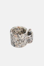 Large Terrazzo Ashtray with Lighter Holder