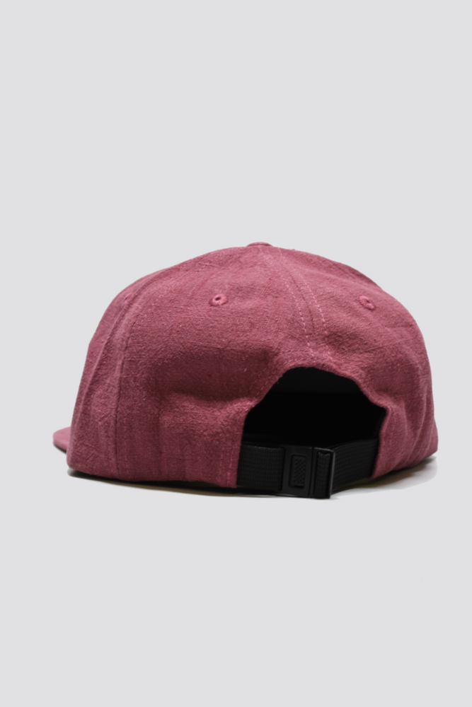 Magenta Linen New York Hat