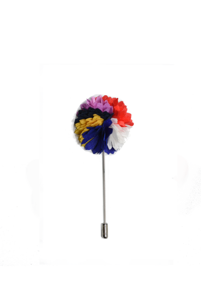 Multi-color Satin Lapel Pin