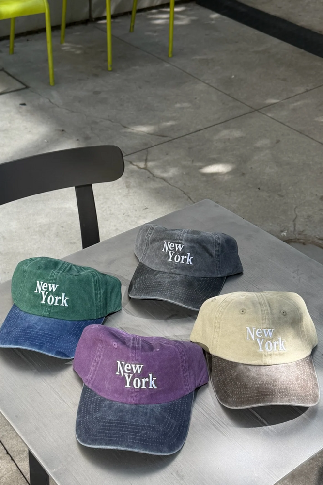 NEW YORK HAT COTTON 100%　米国製　XXL Washed Cotton New York Hat