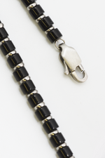 3mm Onyx Beaded Bracelet