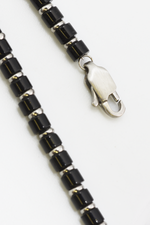 3mm Onyx Beaded Bracelet