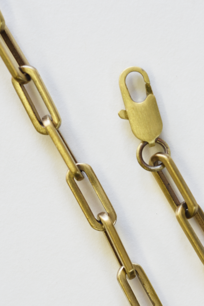 3mm Paper Clip Necklace Chain