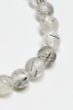 Rutilated Quartz 8mm Stretch Beaded Bracelet