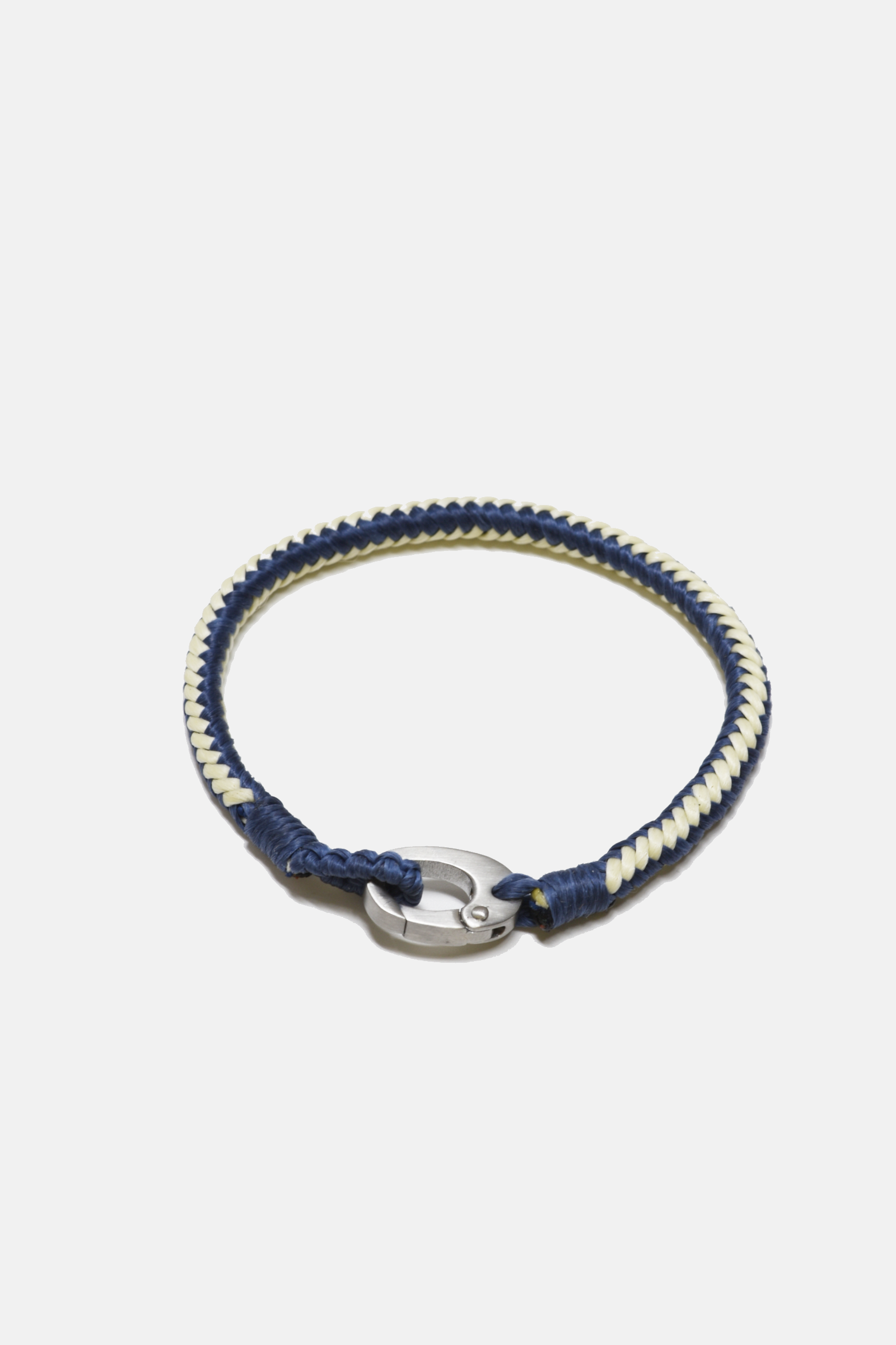 Blue Rope Chain Braided Cream/Blue Rope with Clasp