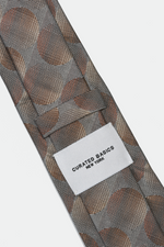 Solar Brown Dots Tie