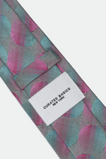 Solar Teal Dots Tie