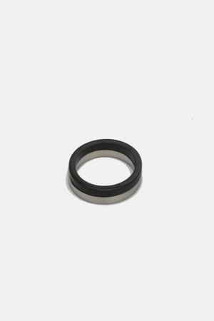 Stacked Duo Steel Ring