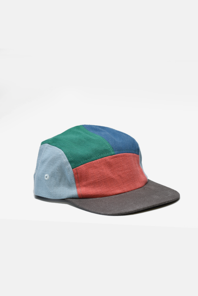 Linen Colorblock Hat