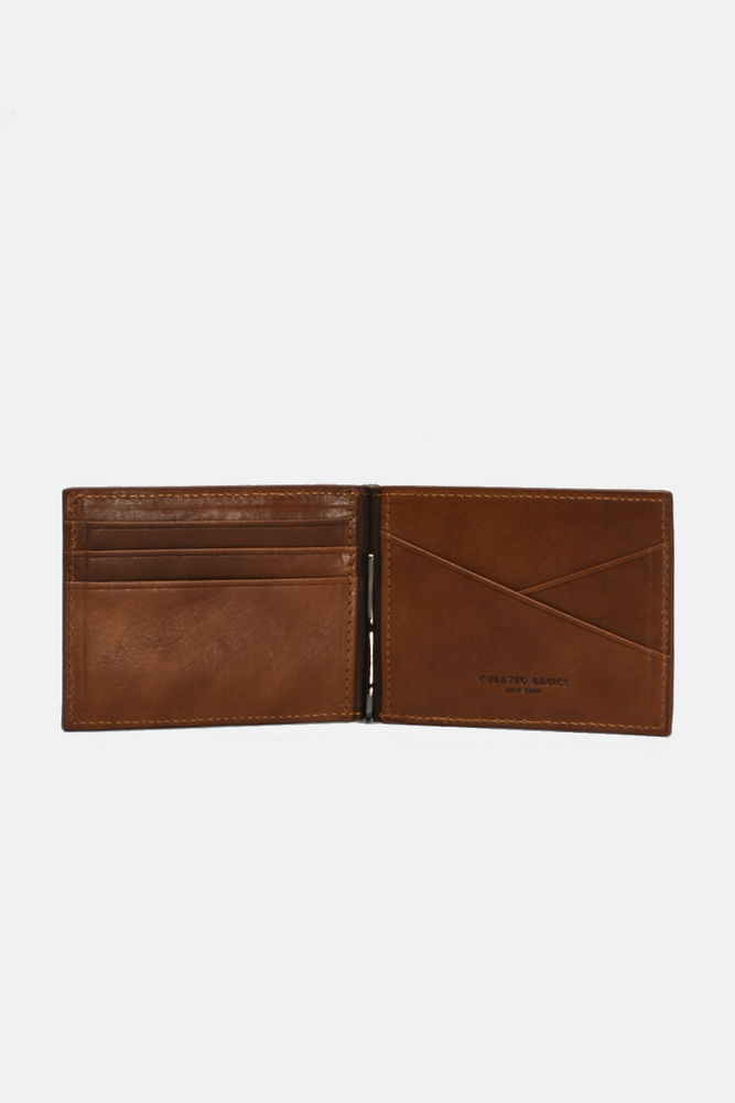 Wide Leather Money Clip Wallet 2.0