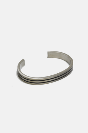 Multi-Striped Steel Bracelet