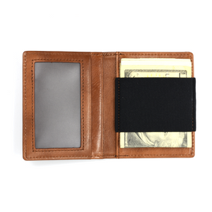 Slim Wallet with Elastic Strap